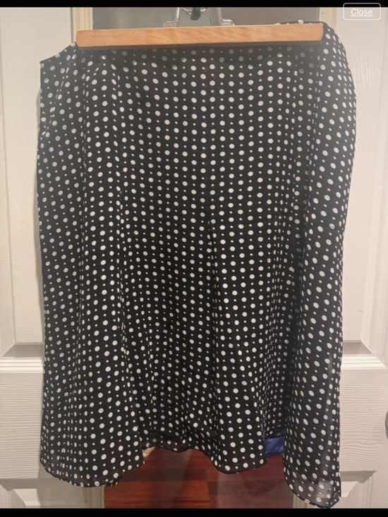 Express Dresses & Skirts - NWT Express Black and White Polka Dot A-Line Skirt L
